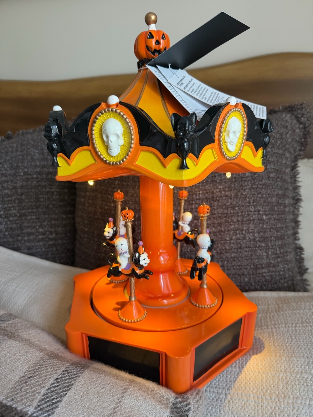MARTHA STEWART Halloween
Rotating Carousel Animated
Musical Lighted Spooky Decor